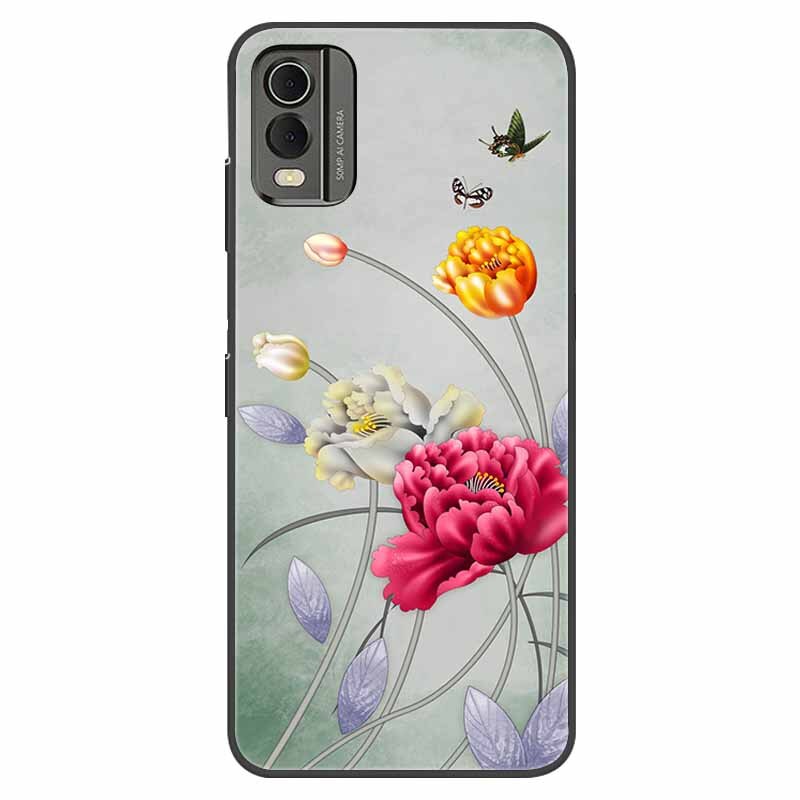 Deksel til Nokia C32 deksel støtsikkert silikondeksel For Nokia C32 C 32 Phone deksel NokiaC32 med motiv Shells