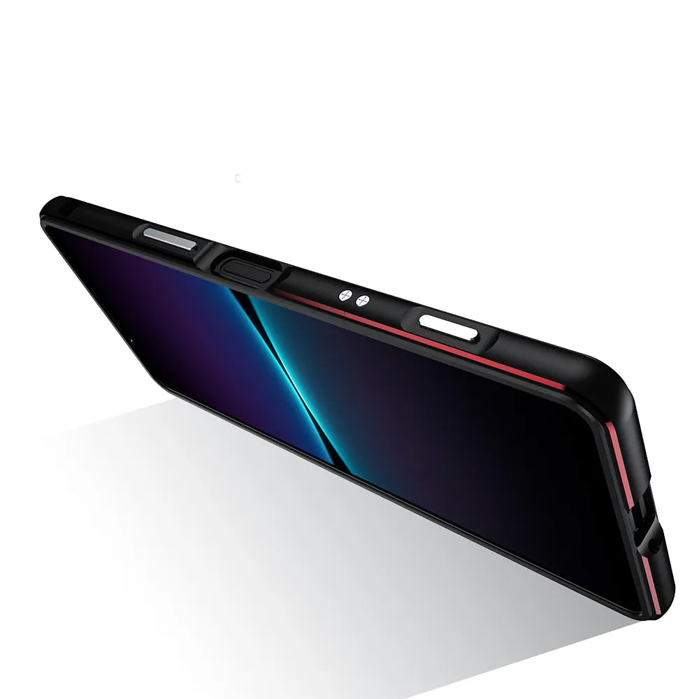 Deksel til Sony Xperia 1 IV Case 10 1 V 5 IV Aluminum Metal Bumper Frame Slim Cover Skin Protective Funda + Carmera Lens Protector