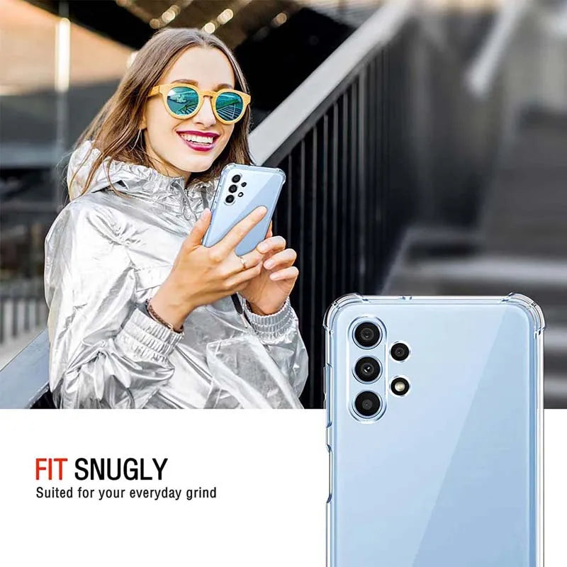 Deksel til Samsung Galaxy A54 5G A34 5G A24 A14 4G Thick Shockproof Soft Silicone Phone deksel for Samsung A04s A04e A04