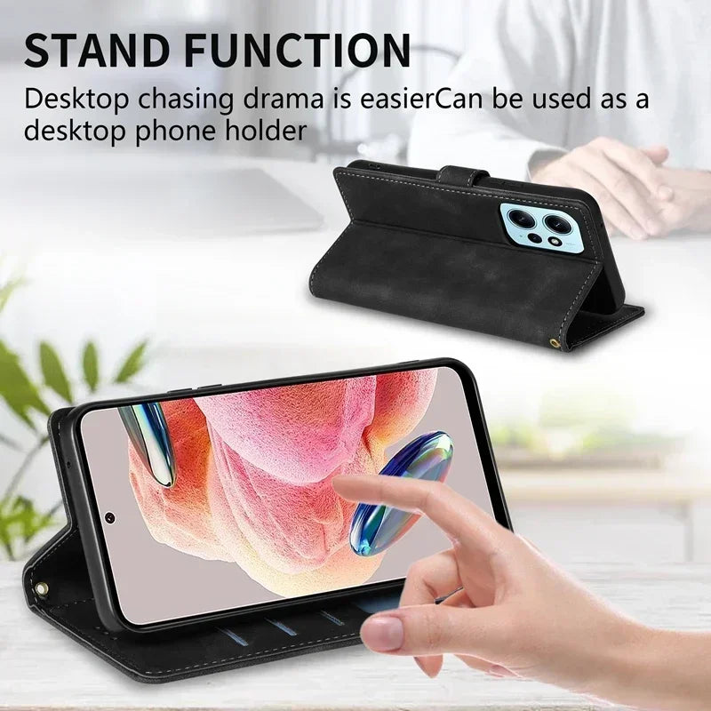 Deksel til Xiaomi 13T 12T 12 Lite 11T Poco X5 Pro M5s C51 C40 X3 F3 Redmi 12 12C 9 8 7A A1 A2 Plus