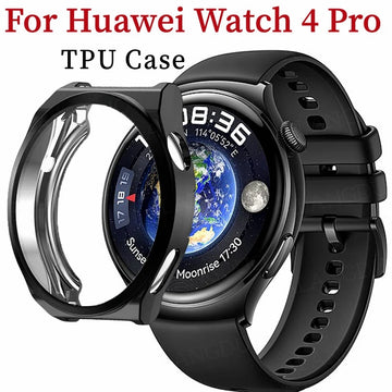 Deksel til Huawei Watch 4 Pro Full Screen Protector For Huawei Watch GT3 Pro 43mm 46mm Watch 4Pro Plating Cover