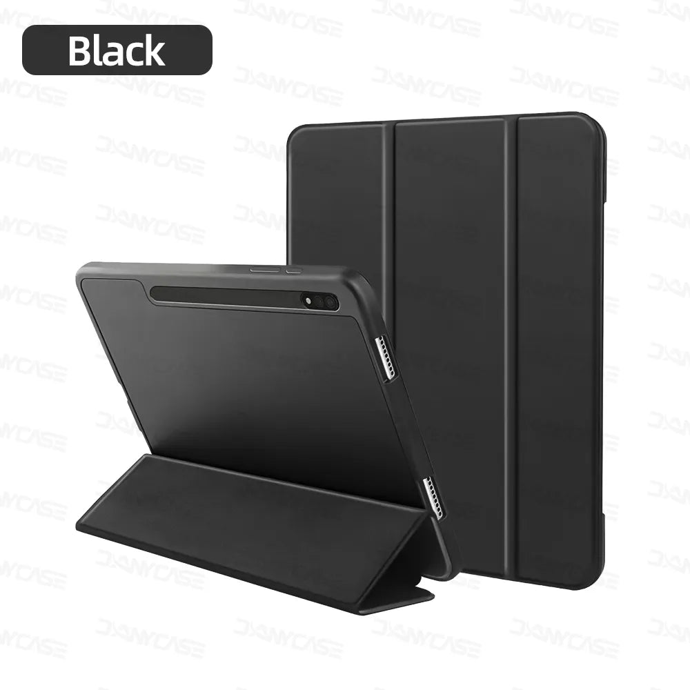 Deksel til Samsung Galaxy Tab S7/S8/S9 11 in for S6 Lite 10.4 S7 FE S8 S9 Plus 12.4 S8 S9 Ultra 14.6 med penneholder