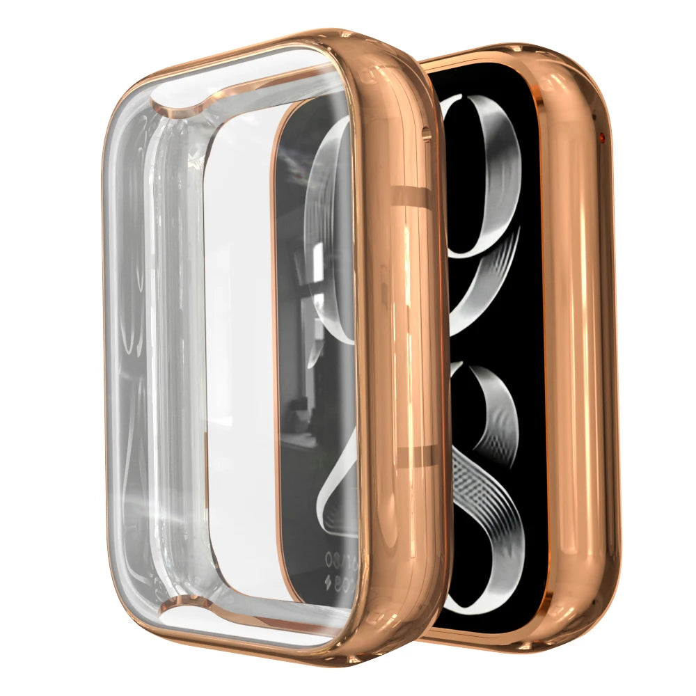 Deksel til Xiaomi Mi Band 8 Pro TPU Plating Protective deksel Full Screen Protector Bumper Xiaomi Mi band 8 Active deksel Accessories