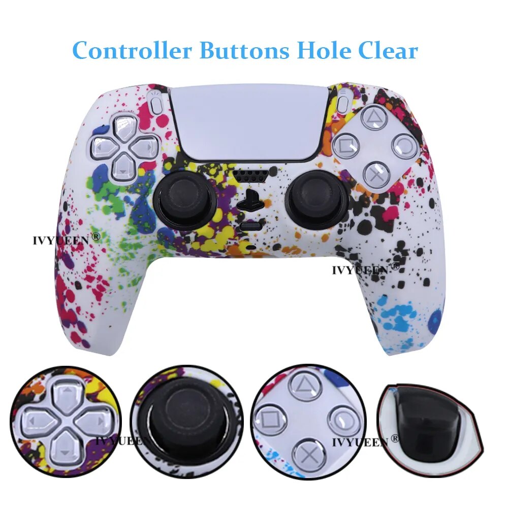 Deksel til PlayStation 5 PS5 Controller Protection Skin for DualSense Gamepad Cover Grips