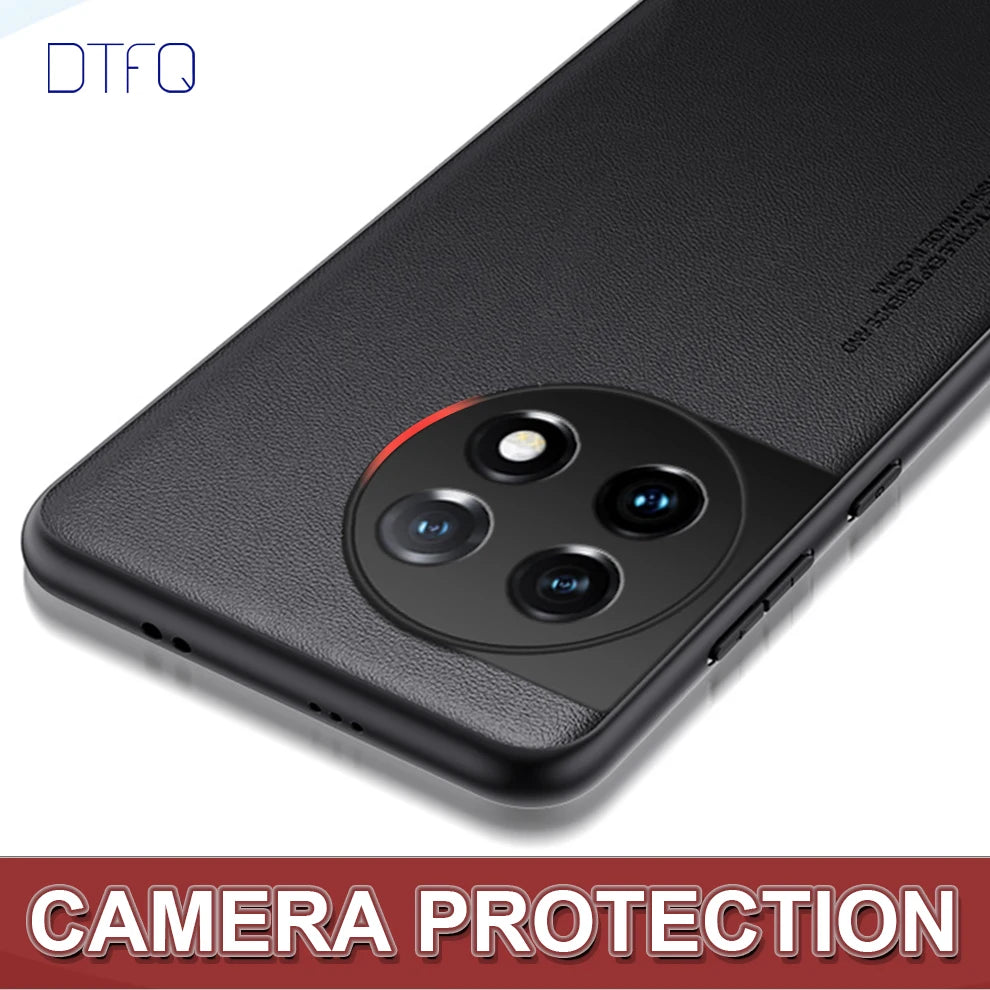 Deksel til OnePlus 11 Shockproof Cover Leather Pattern Case for OnePlus 11R Coque Funda Luxury Leather Case for OnePlus 11