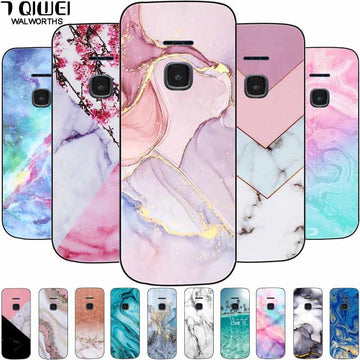 Deksel til Nokia 225 4G Cover 215 4G Marble Silicone Soft TPU Back Cases for Nokia 215 4G Case Protective Coque for Nokia225 2.4''