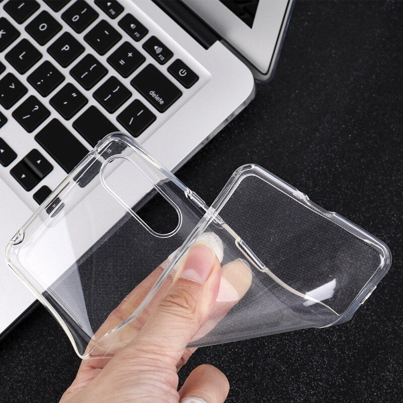 Deksel til Sony Xperia 10 5 1 V IV III II Pro Ace 8 XZ4 Case Flexible Soft Crystal Clear TPU Cover Ultrathin Shockproof Shell Fundas