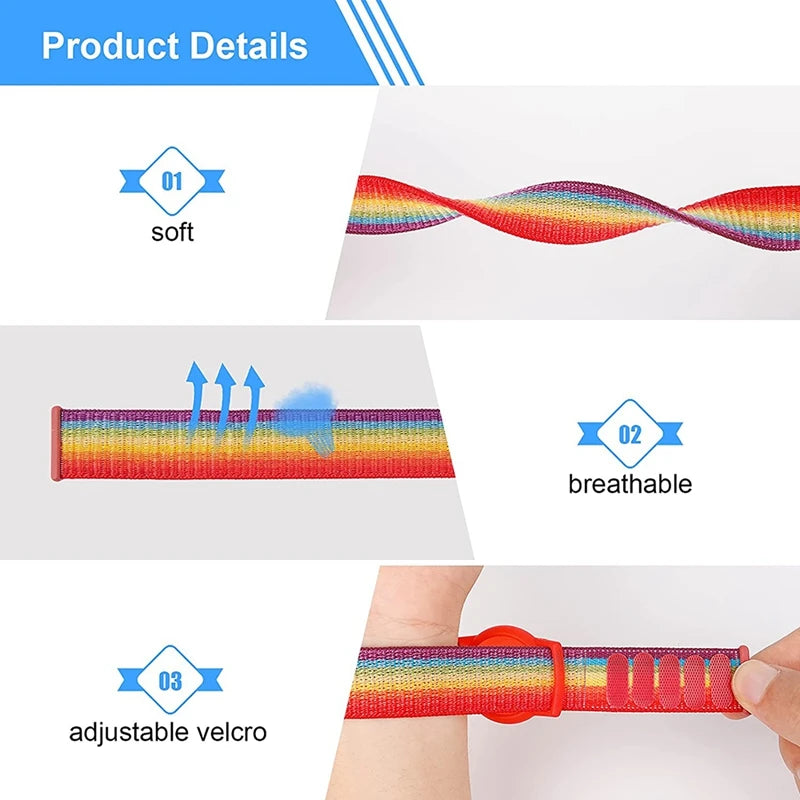 Deksel til Apple Apple AirTag, beskyttelsesdeksel For Apple AirTag GPS holder With Nylon Bracelet