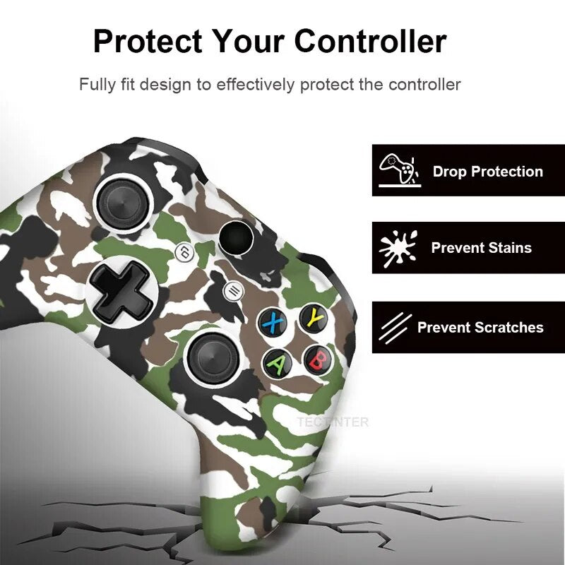 Deksel til Xbox One Slim Joystick Soft Protective Controller Protection Cover for XBox One X/S Skin Thumb Grips Caps