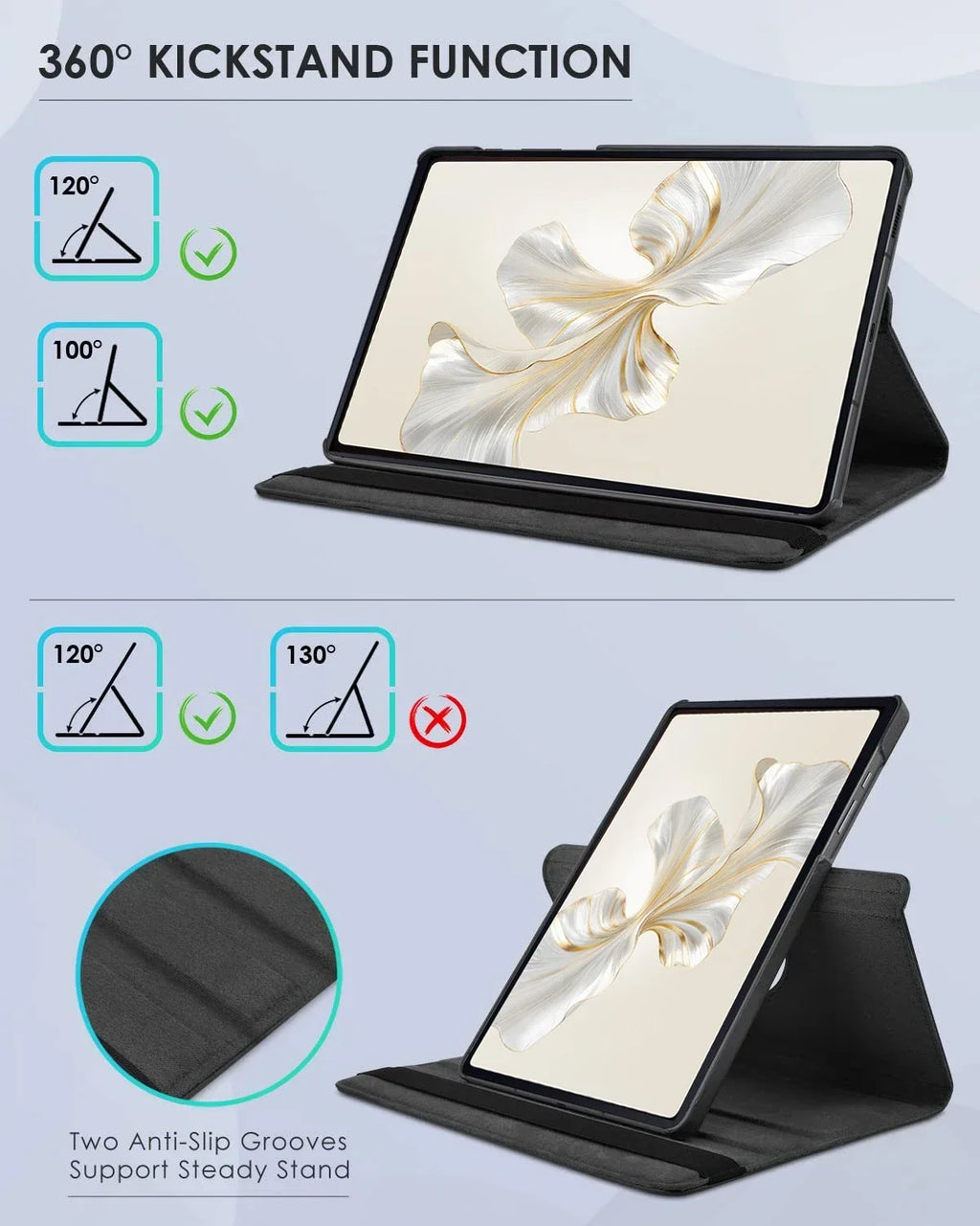 Deksel til Huawei Honor Pad 9 12.1 inch 2024 Stand Cover PU Leather Case For Honor Pad 9 HEY2-W09 HEY2-W19 funda