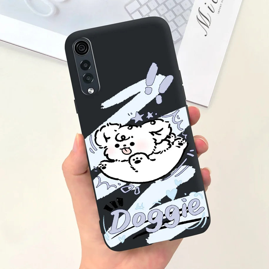 Deksel til LG Velvet 5G Case LM-G900N Fundas Soft Silicone Matte Phone Cover For LG Velvet LMG910EMW Back Case Coque on LGVelvet Bumper