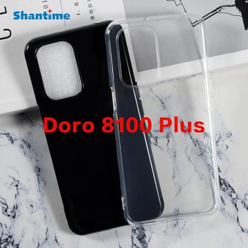 Deksel til Doro 8100 Plus Gel Pudding Silicone Phone Protective Back Shell For Doro 8100 Plus Soft TPU Case