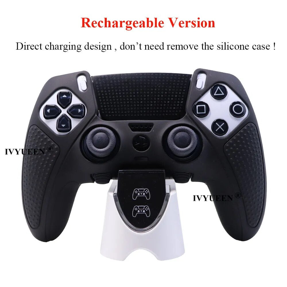 Deksel til PlayStation 5 PS5 DualSense Edge Wireless Controller Soft Rubber Silicone Case Grip Cover