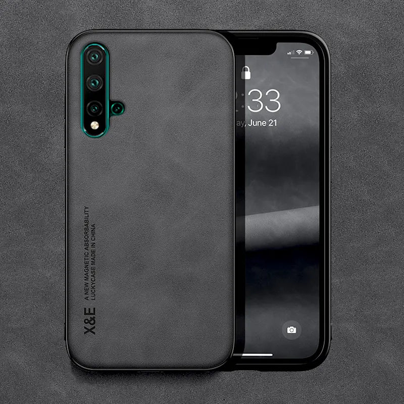 Deksel til Huawei Honor 90 50 20 70 Pro Nova 5T P30 P20 Honor50 Honor20 Full Protective Cover With Metal Plate on