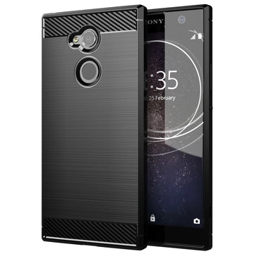 Deksel til Sony Xperia XA2 Ultra xa2 Anti Shock Cover for sony xperia xa2ultra XA2 Plus Shockproof Carbon Fiber Cases