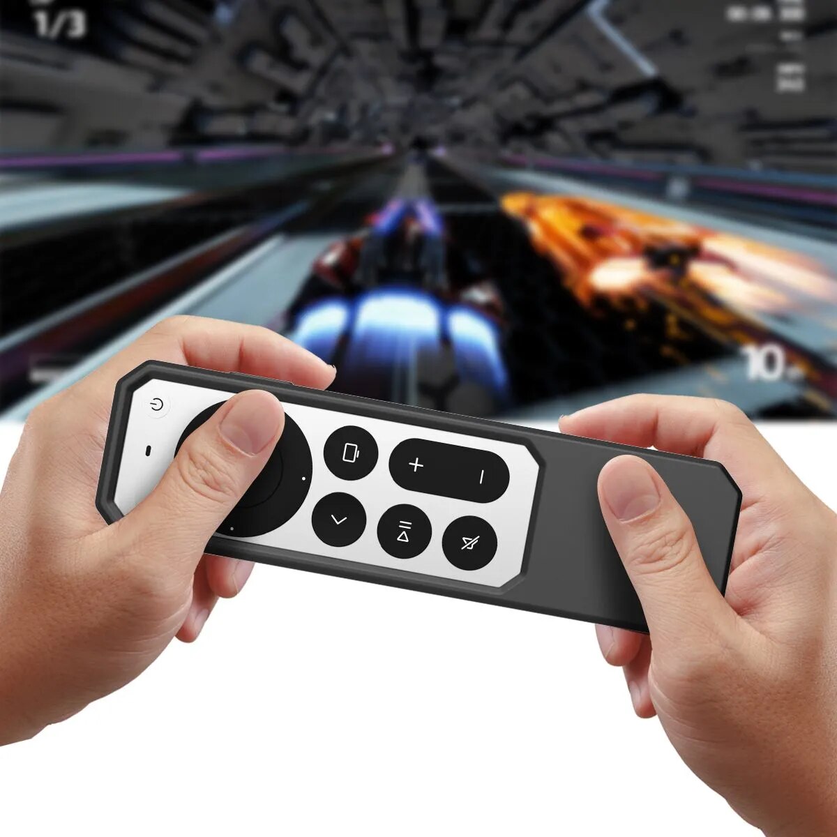 Deksel til Apple TV 4K Siri Remote støtsikkert deksel med antiskli