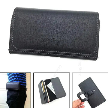 Deksel til Doro 8200 8110 8100 1380 5860 5517 1372 1362 7011 ID Card Slot Pouch Belt Wallet Flip Waist Case