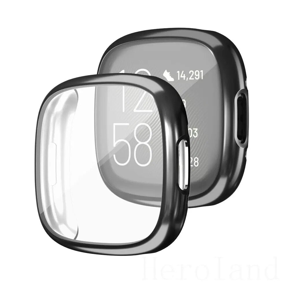 Deksel til Fitbit Versa 4 myk TPU-skjermbeskytter