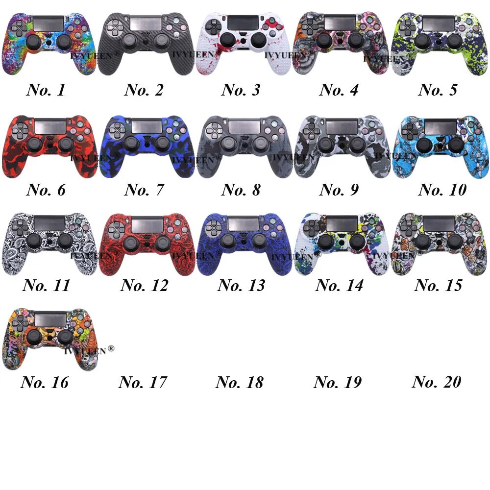 Deksel til Sony Dualshock 4 PS4 DS4 Pro Slim Controller Cover Analog Thumb Grip Caps