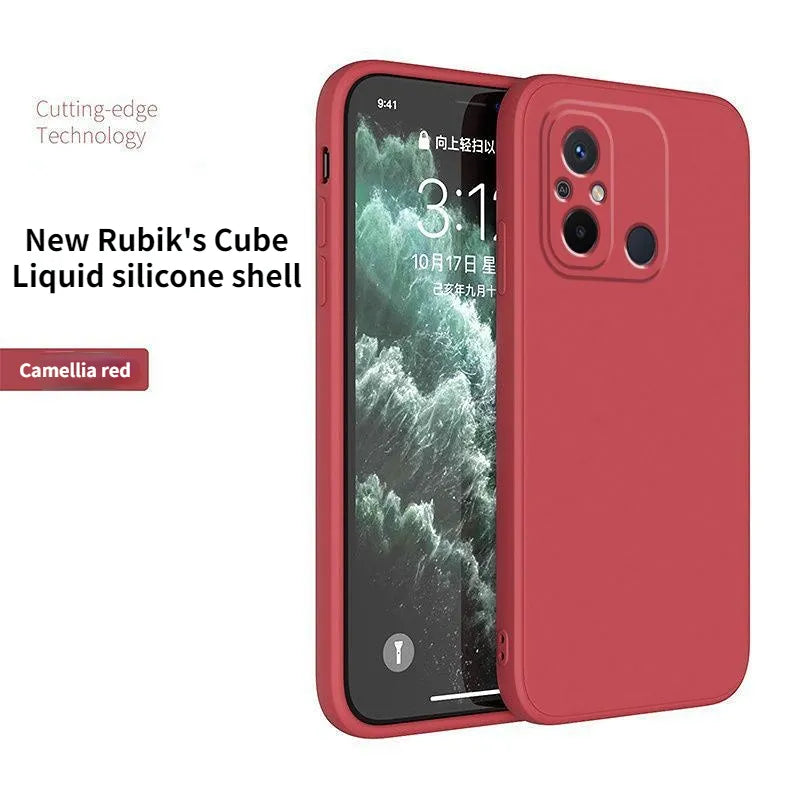 Deksel til Xiaomi redmi12C Anti-fall for 22120RN86C silicone solid color
