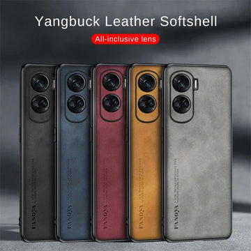 Deksel til Huawei Honor 90 Lite 5g Camera Protect Men Retro Back Cover On Honor90lite