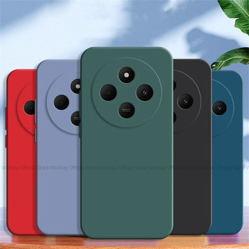 Deksel til Xiaomi Redmi 14C Case Xiaomi Redmi 14C 4G Cover Funda Luxury TPU Shockproof Liquid Silicone Phone Cover For Xiaomi Redmi 14C