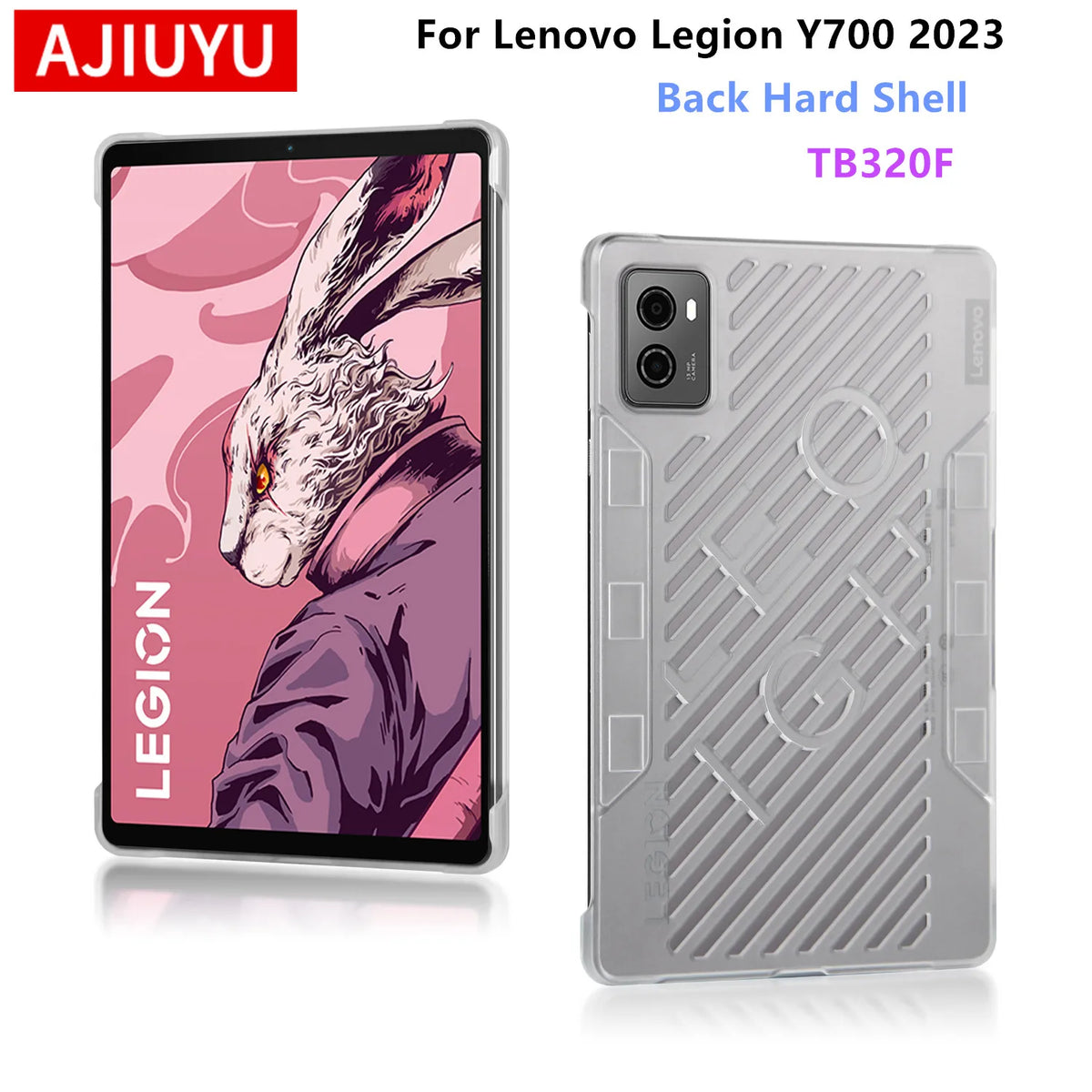 Deksel til Lenovo Legion Y700 2nd Gen 2023 8.8" TB-320F Back Hard Shell Fall Prevention Tablet Protective Cover