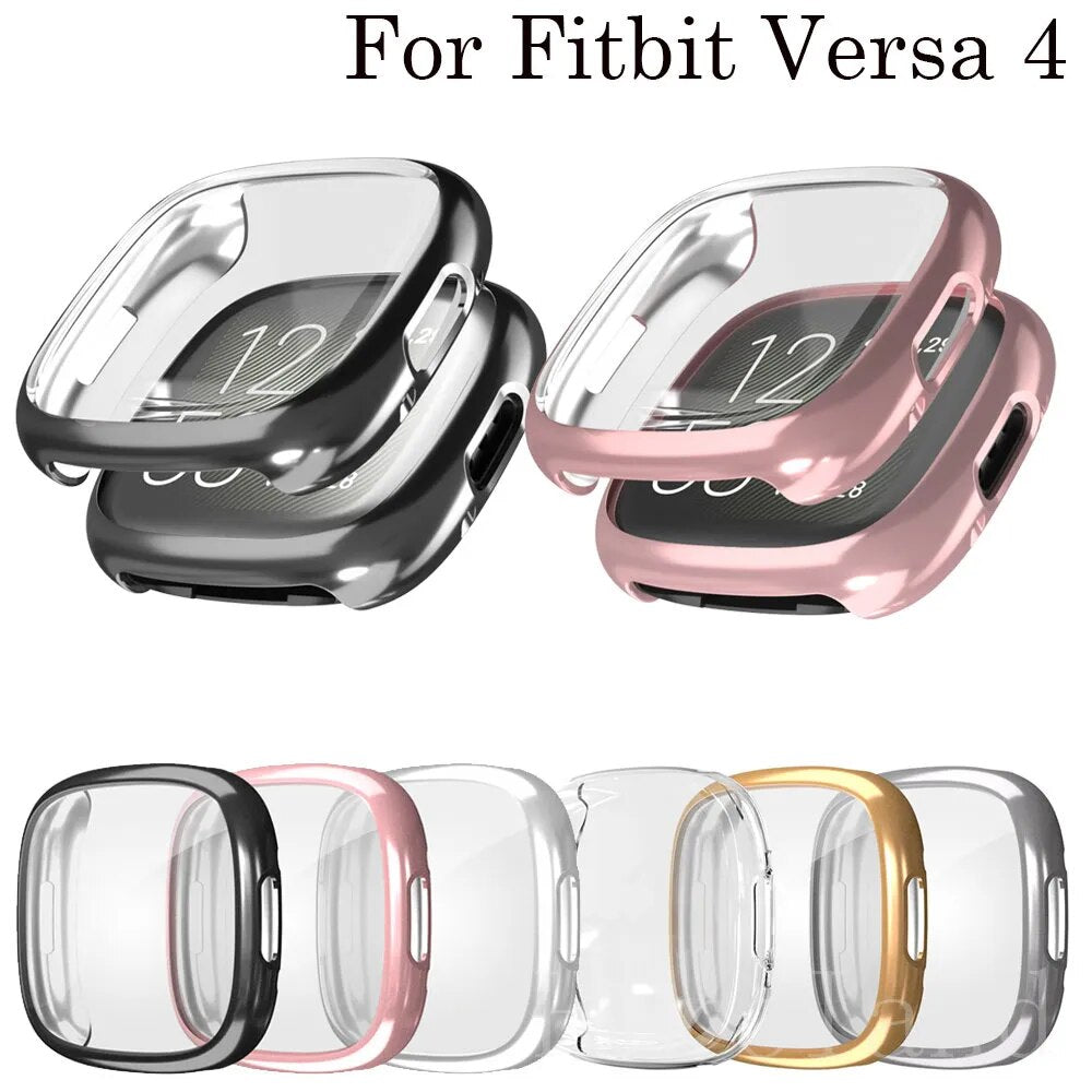 Deksel til Fitbit Versa 4 myk TPU-skjermbeskytter