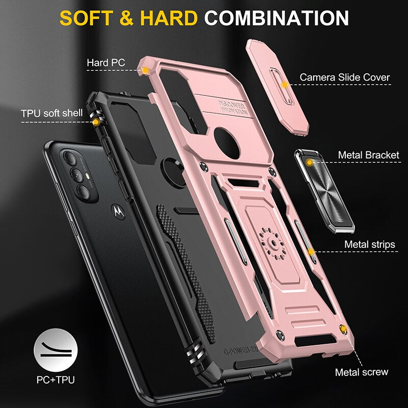 Deksel til Motorola Moto G Pure Power Stylus 4G 5G 2022 Lens Camera Back Coque for Moto G22 G32 E22 E22i Cover