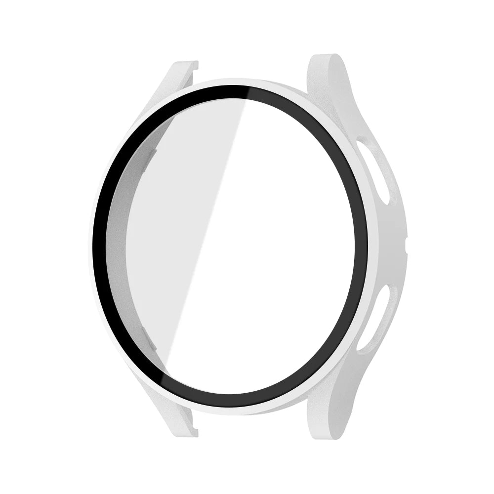 Deksel til Samsung Galaxy Watch 4/5/6 40mm/44mm matt hardt heldekkende deksel med skjermbeskytter