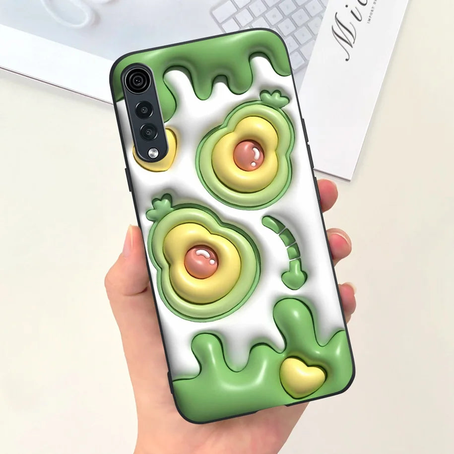 Deksel til LG Velvet 5G Case LM-G900N Fundas Soft Silicone Matte Phone Cover For LG Velvet LMG910EMW Back Case Coque on LGVelvet Bumper