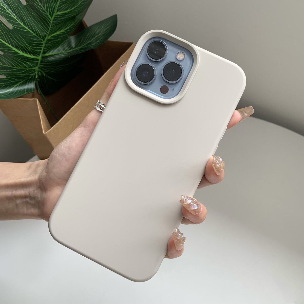 Deksel til iPhone 11 12 Pro Max X XR 7 8 14 Plus deksel med kamerabeskyttelse