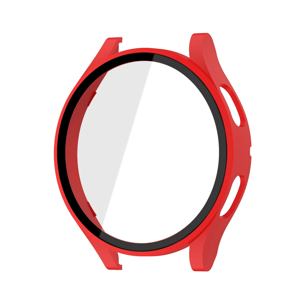 Deksel til Samsung Galaxy Watch 4/5/6 40mm/44mm matt hardt heldekkende deksel med skjermbeskytter