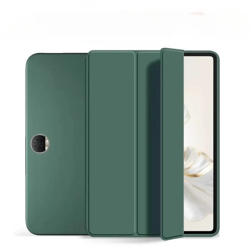 Deksel til Huawei Honor Pad 9 Case 2024 HEY2-W09 HEY2-W19 12.1 inch Magnetic Trifold PU Leaher Soft Back Stand Tablet Cover Funda Coque