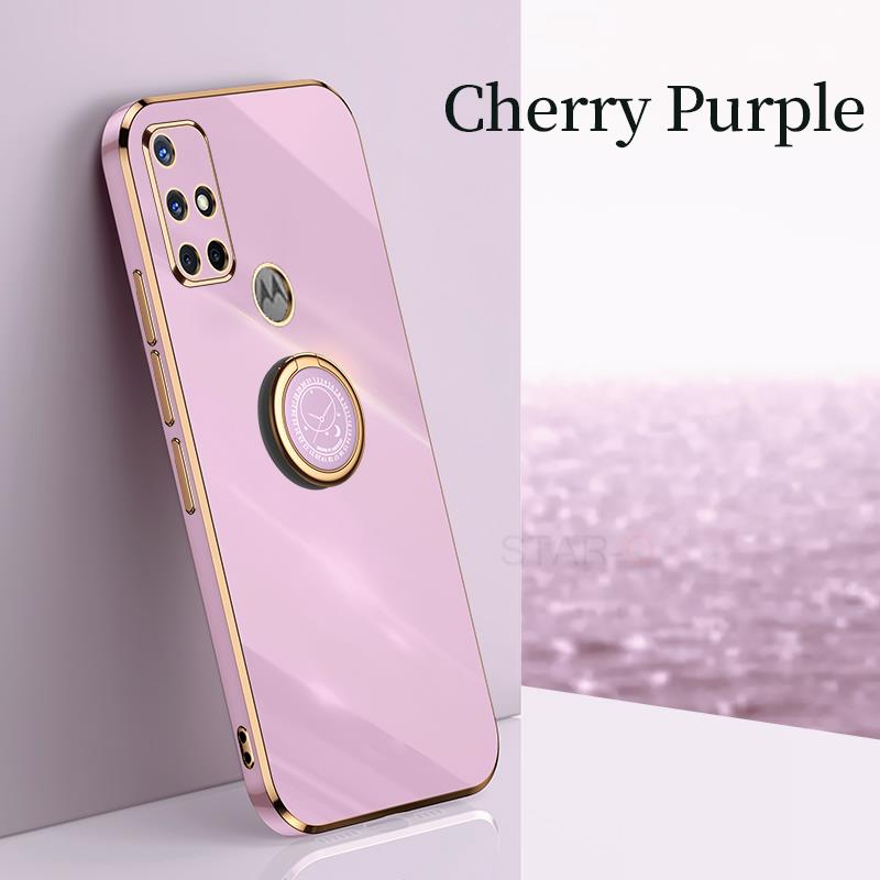 Deksel til Motorola Moto G60 G50 G30 G20 G10 G22 G52 E20 Edge 20 G8 G9 E7 Power Play Plus Plating Silicone Cover