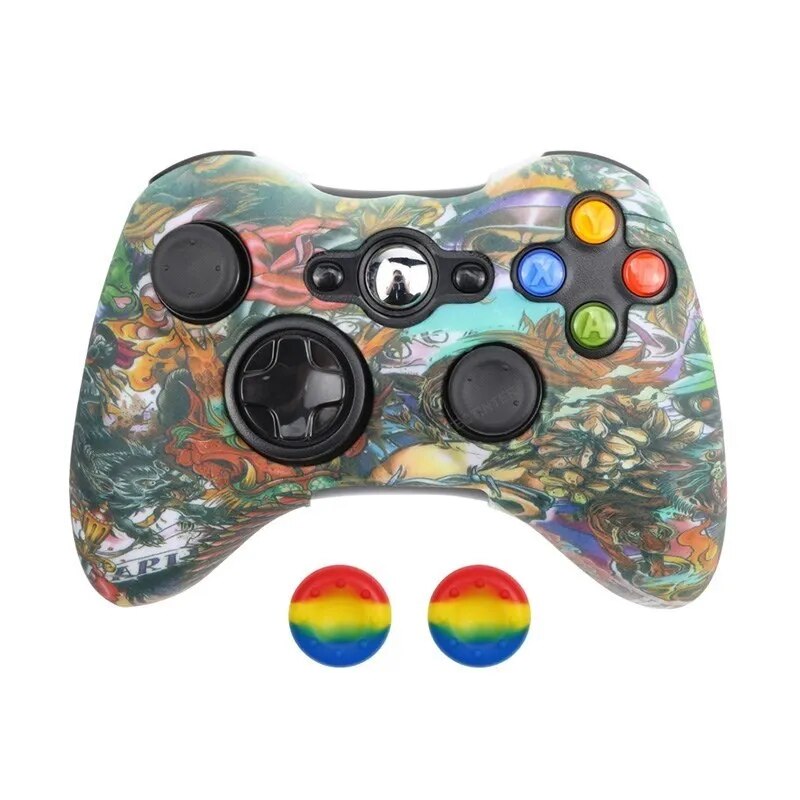 Deksel til Xbox 360 Gamepad Rubber Shell Skin For Xbox 360 Controller Joystick Caps Accessories Thumb Grips