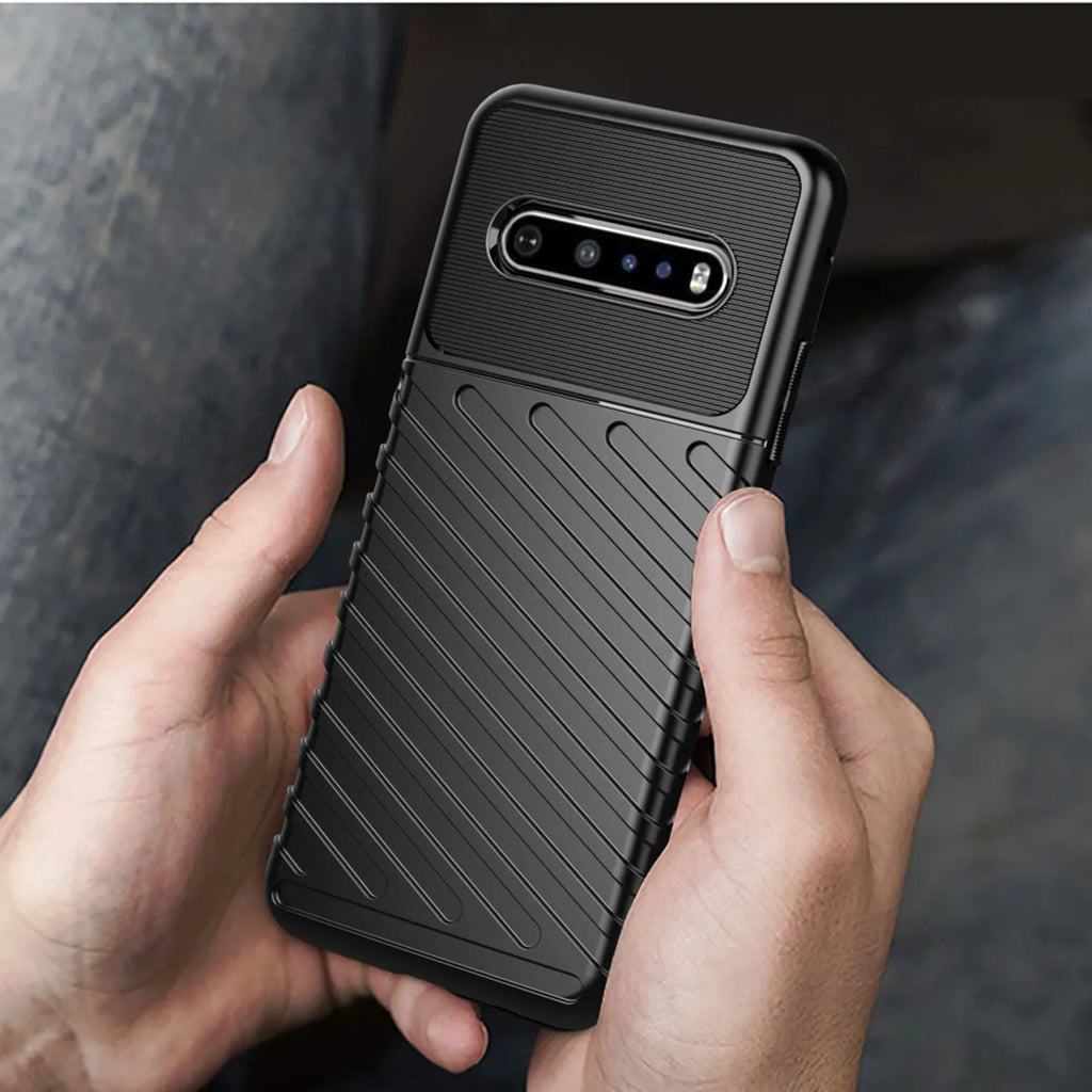 Deksel til LG V60 g8x v50s thinq k92 5g q92 k61 q61 k51 q51 Shockproof Silicone Cover for lg stylo6 7 5g Reflect