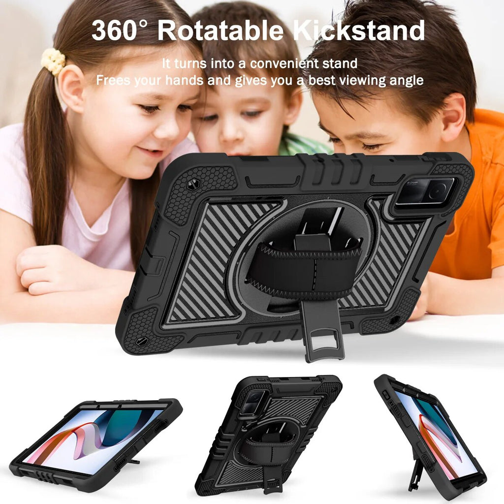 Deksel til Xiaomi RedMi Pad 10.6 2022 Nettbrett deksel Xiaomi RedMi Pad 10.61"Shockproof Kickstand Kids Funda Hand Grip Shoulder Strap