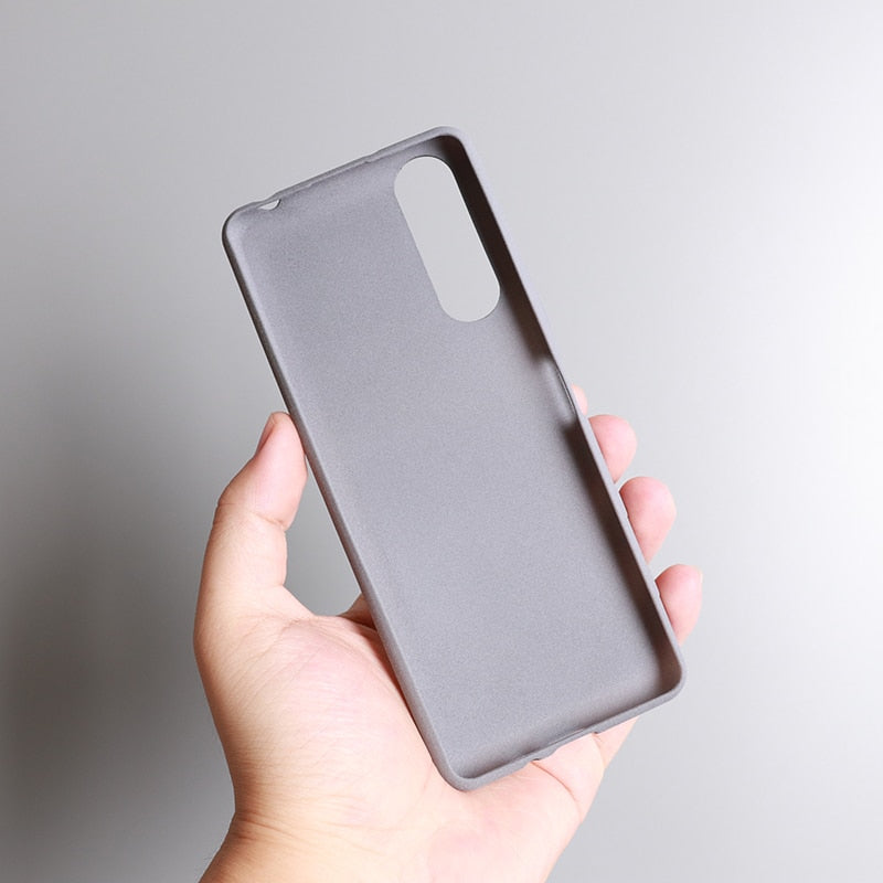 Deksel til Sony Xperia 5 V IV 10 1 III II Ace Case Hollow Out Sand Matte Soft Full Protect Anti-fall Anti-fingerprint Cover Shell Funda