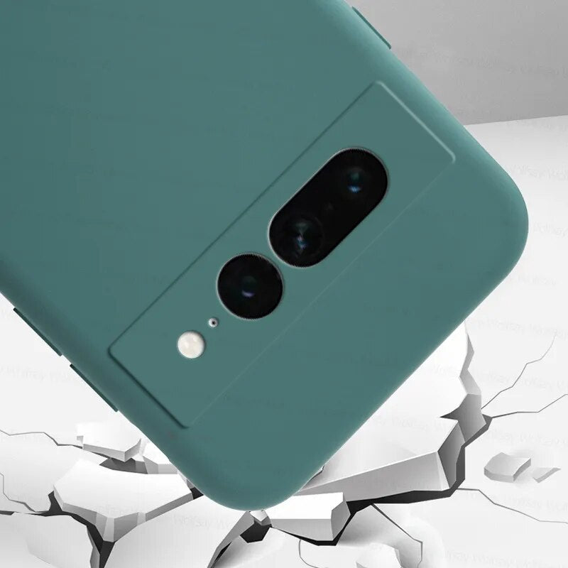 Deksel til Google Pixel 7 Pro Case Google Pixel 6A 7A 6 7 8 Pro Cover Cases Shockproof Liquid Silicone Phone Cover Google Pixel 7 Pro