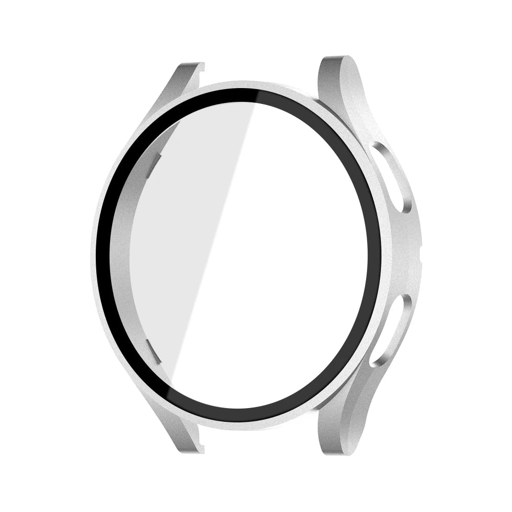 Deksel til Samsung Galaxy Watch 4/5/6 40mm/44mm matt hardt heldekkende deksel med skjermbeskytter
