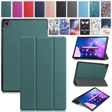 Deksel til Lenovo Tab M10 Plus 3rd Gen 10.6 TB-125F TB-128F Xiaoxin Pad 2022 Auto Wake-up Sleep Flip Case Ultra-Thin Stand Tablet Cover