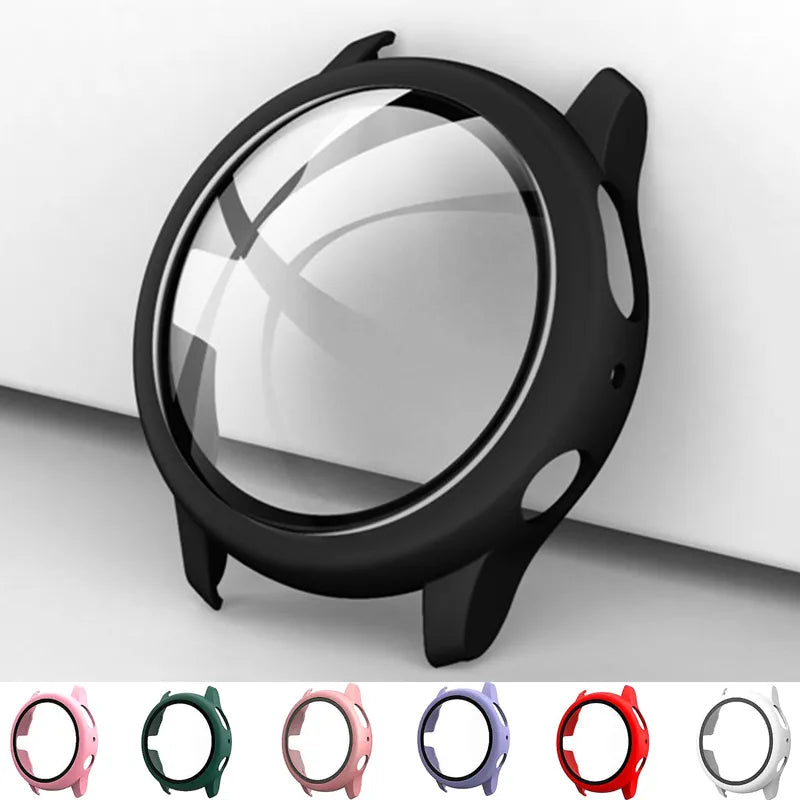 Deksel til Samsung Galaxy Watch Active 2 44mm 40mm heldekkende deksel med skjermbeskytter