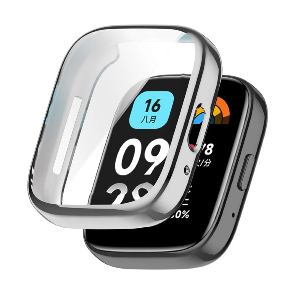 Deksel til Xiaomi Redmi Watch 3 / 4 mykt TPU-deksel med skjermbeskytter