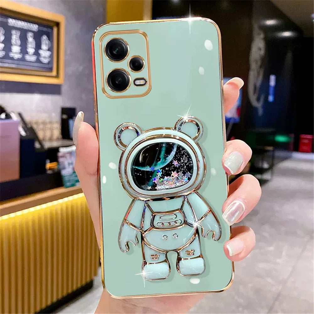 Deksel til Motorola MOTO G84 G54 E32 E22I E22 E13 G23 G13 G42 G52 G73 G72 EDGE 30 20 G62 5G 3D Quicksand Stand Phone Cover