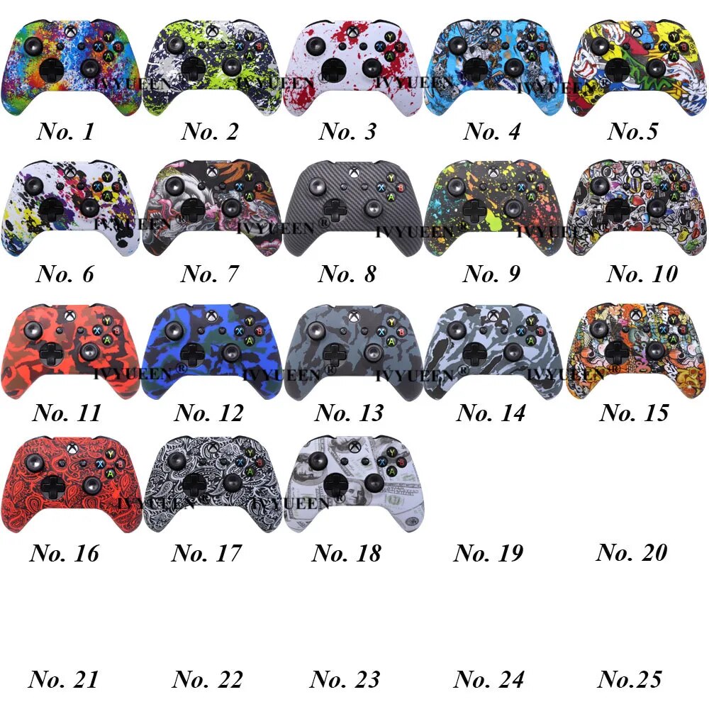 Deksel til Xbox One X S Controller Protector Case with Joystick Thumb Grips
