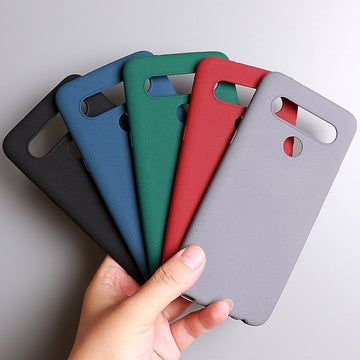 Deksel til LG G6 G8S ThinQ K51S K41S Stylo 7 6 G8X G8S G7 V60 V50 Velvet Case Sand Matte Soft Silicon Full Protect Antislip Cover Shell