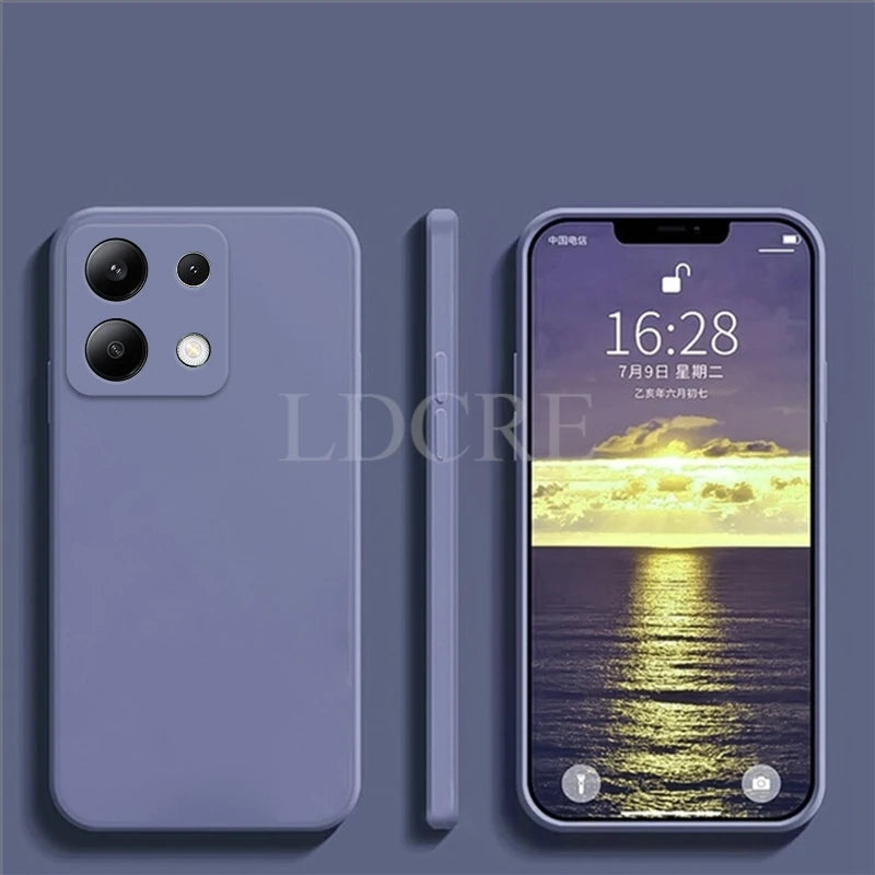 Deksel til Xiaomi Redmi Note 13 deksel Liquid Silicone deksel Redmi Note 13 Pro Plus deksel TPU Protective Phone deksel Redmi Note 13 deksel