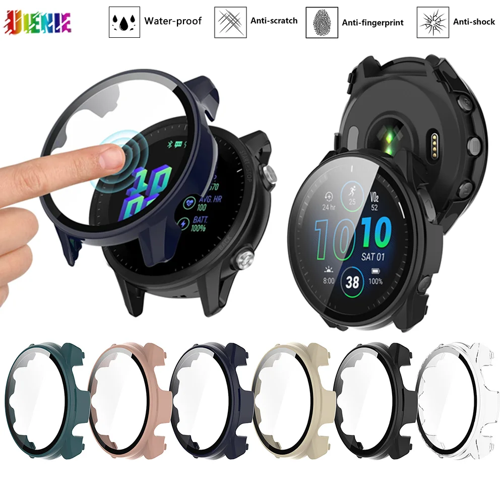 Deksel til Garmin Forerunner 965 / 265 med herdet glass