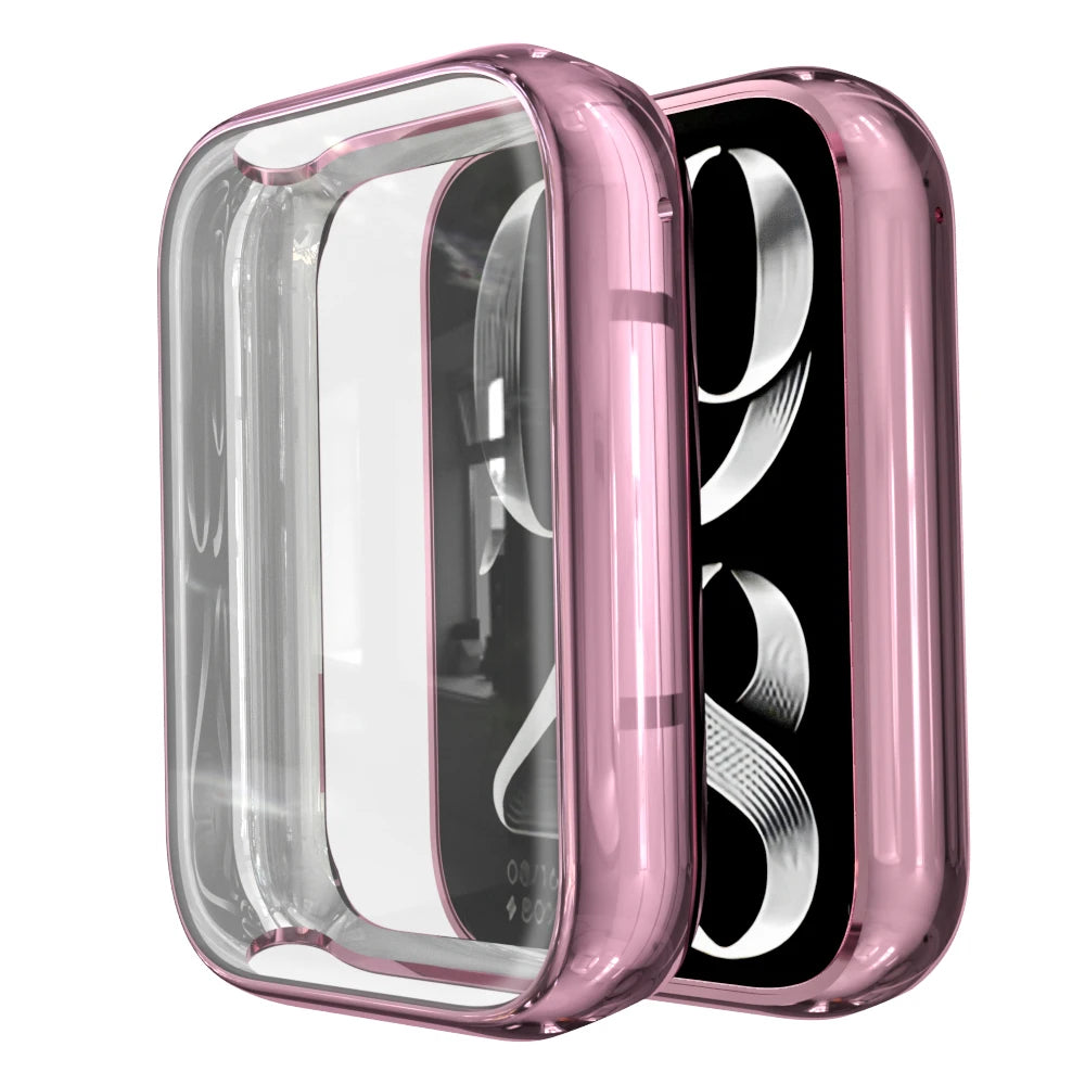 Deksel til Xiaomi Mi Band 8 Pro TPU Plating Protective deksel Full Screen Protector Bumper Xiaomi Mi band 8 Active deksel Accessories